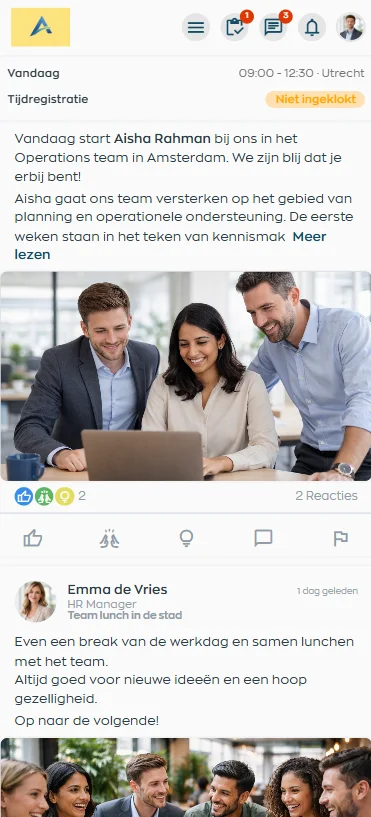 Interne update binnen EenvoudigHR