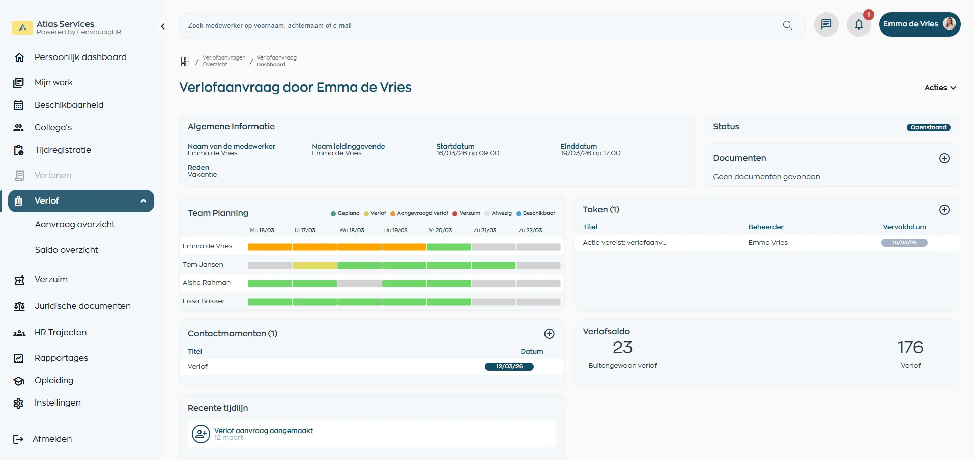EenvoudigHRVerlofbeheermodule